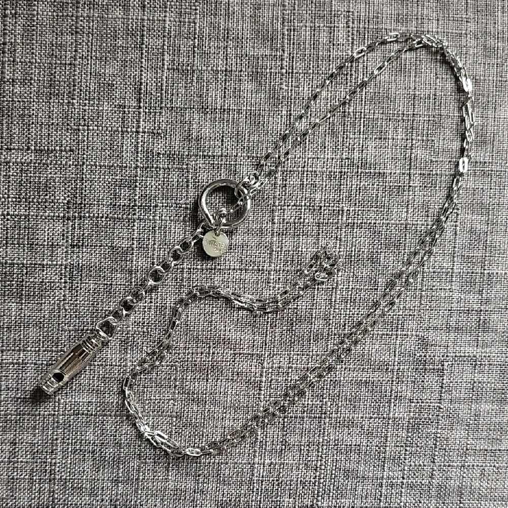 Twisted Silver Necklace